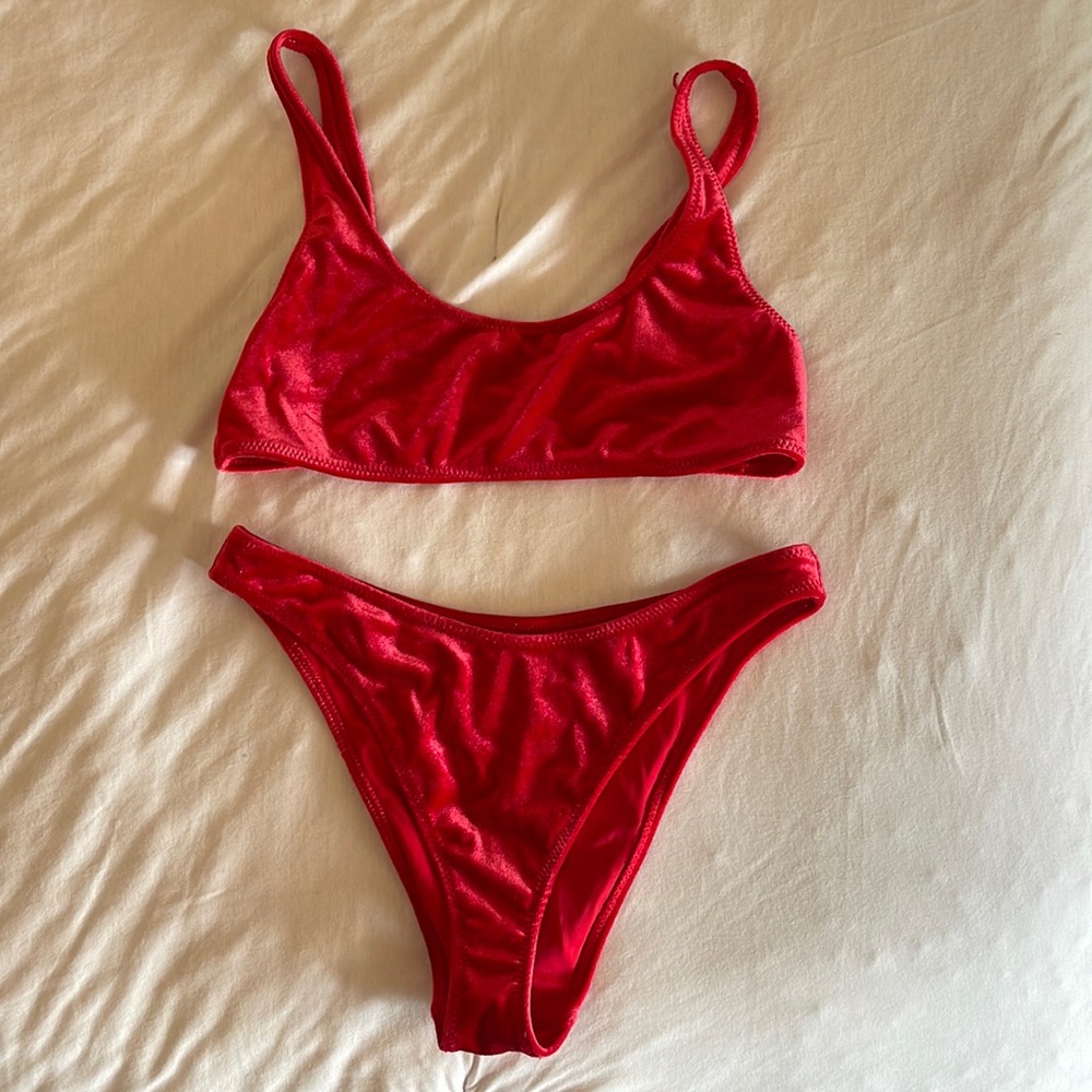 PacSun Red Velvet Bikini